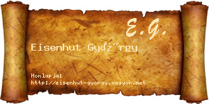Eisenhut György névjegykártya